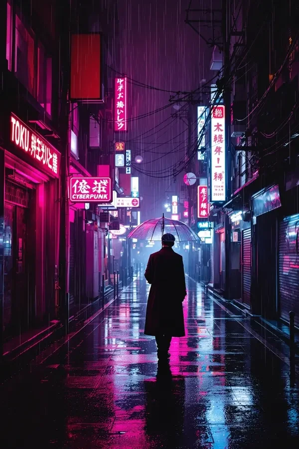 赛博前夜（热门新片）影视封面海报